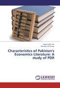 Seller image for Characteristics of Pakistan s Economics Literature: A study of PDR for sale by moluna