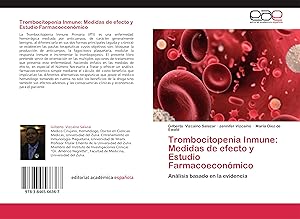 Image du vendeur pour Trombocitopenia Inmune: Medidas de efecto y Estudio Farmacoeconmico mis en vente par moluna