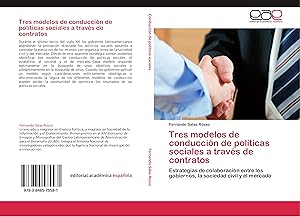 Seller image for Tres modelos de conduccin de polticas sociales a travs de contratos for sale by moluna
