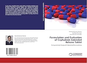 Bild des Verkufers fr Formulation and Evaluation of Cephalexin Extended Release Tablet zum Verkauf von moluna