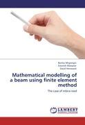 Seller image for Mathematical modelling of a beam using finite element method for sale by moluna