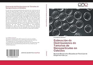 Bild des Verkufers fr Estimacin de Distribuciones de Tamaos de Nanopartculas en Coloides zum Verkauf von moluna