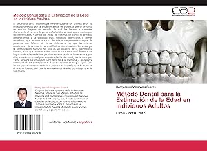 Imagen del vendedor de Mtodo Dental para la Estimacin de la Edad en Individuos Adultos a la venta por moluna