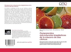 Seller image for Componentes estructurales bioplsticos de la cscara de dos ctricos for sale by moluna