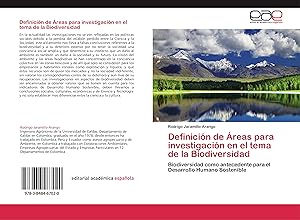 Seller image for Definicin de reas para investigacin en el tema de la Biodiversidad for sale by moluna