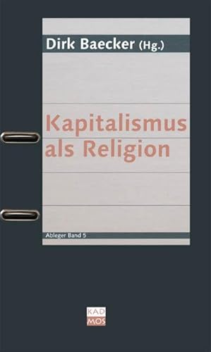 Seller image for Kapitalismus als Religion for sale by moluna