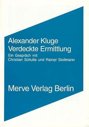 Seller image for Verdeckte Ermittlung for sale by moluna