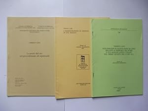 Seller image for KONVOLUT VON 3 TITELN v. U. LAFFI: 1) SULL`ESGESI DI ALCUNI PASSI DI LIVIO RELATIVI AI RAPPORTI TRA ROMA E GLI ALLEATI LATINI E ITALICI NEL PRIMO QUARTO DEL II SEC. A.C (Estratto da Pro Poplo Arimenese EPIGRAFIA E. ANTICHITA 14. // L`AMMINISTRAZIONE DI AQUILEIA IN ETA` ROMANA (Estratto da "Antichita Altoadriatiche" XXX. // La morte del reo nel procedimento de repetundis (Estratto di STUDI IN ONORE DI ALBINO GARZETTI). Sonderdruck - Estratto - Extrait - Tire a part. for sale by Antiquariat am Ungererbad-Wilfrid Robin