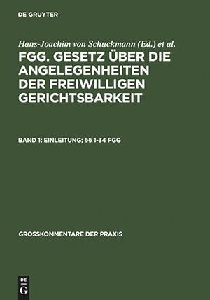 Seller image for Einleitung  1-34 FGG for sale by moluna