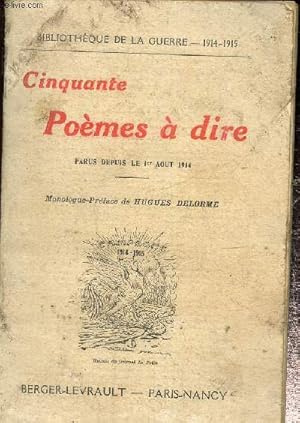 Seller image for Cinquante pomes  dire for sale by Le-Livre
