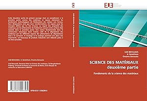 Image du vendeur pour SCIENCE DES MATRIAUX deuxime partie mis en vente par moluna