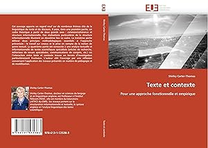 Seller image for Texte et contexte for sale by moluna