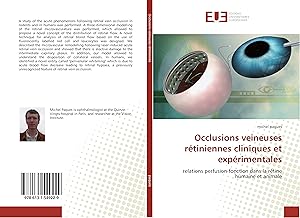 Image du vendeur pour Occlusions veineuses rtiniennes cliniques et exprimentales mis en vente par moluna