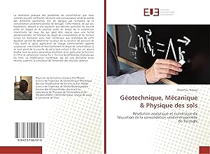 Seller image for Gotechnique, Mcanique & Physique des sols for sale by moluna
