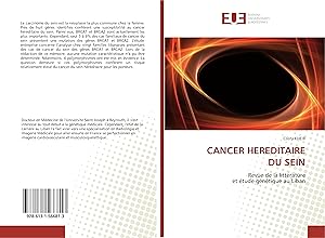 Image du vendeur pour CANCER HEREDITAIRE DU SEIN mis en vente par moluna