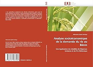 Seller image for Analyse socioconomique de la demande du riz au Bnin for sale by moluna