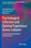 Imagen del vendedor de Psychological Selection and Optimal Experience Across Cultures a la venta por moluna