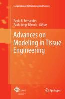 Image du vendeur pour Advances on Modeling in Tissue Engineering mis en vente par moluna