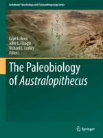 Seller image for The Paleobiology of Australopithecus for sale by moluna