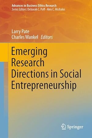 Immagine del venditore per Emerging Research Directions in Social Entrepreneurship venduto da moluna