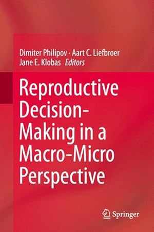 Seller image for Reproductive Decision-Making in a Macro-Micro Perspective for sale by moluna