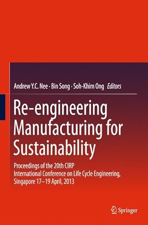 Immagine del venditore per Re-engineering Manufacturing for Sustainability venduto da moluna