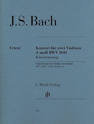 Bild des Verkufers fr Konzert fr 2 Violinen und Orchester d-moll BWV 1043 zum Verkauf von moluna