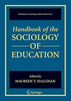 Imagen del vendedor de Handbook of the Sociology of Education a la venta por moluna