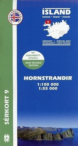 Bild des Verkufers fr Island Serkort 09 Hornstrandir 1 : 100 000 / 1 : 55 000 zum Verkauf von moluna