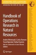 Seller image for Handbook of Operations Research in Natural Resources for sale by moluna