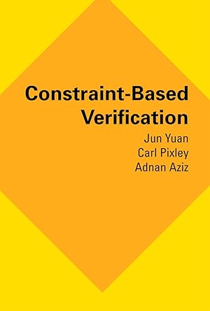 Bild des Verkufers fr Constraint-Based Verification zum Verkauf von moluna