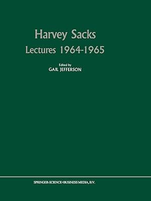 Bild des Verkufers fr Harvey Sacks Lectures 1964-1965 zum Verkauf von moluna