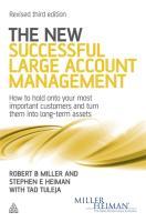 Bild des Verkufers fr The New Successful Large Account Management zum Verkauf von moluna