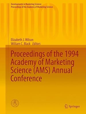 Imagen del vendedor de Proceedings of the 1994 Academy of Marketing Science (AMS) Annual Conference a la venta por moluna