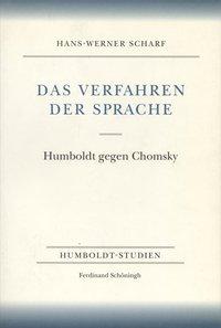 Bild des Verkufers fr Das Verfahren der Sprache: Humboldt gegen Chomsky zum Verkauf von moluna