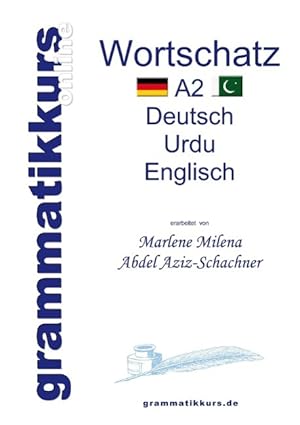 Bild des Verkufers fr Woerterbuch Deutsch - Urdu- Englisch A2 zum Verkauf von moluna
