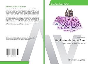 Immagine del venditore per Baukostendatenbanken venduto da moluna