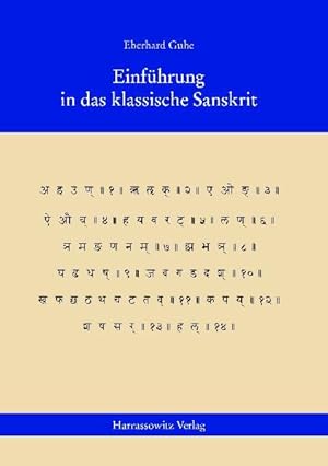 Bild des Verkufers fr Einfhrung in das klassische Sanskrit zum Verkauf von moluna
