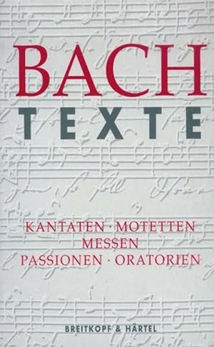 Bild des Verkufers fr Bach Texte zum Verkauf von moluna