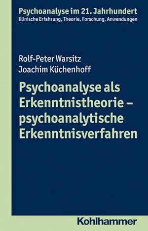 Seller image for Psychoanalyse als Erkenntnistheorie - psychoanalytische Erkenntnisverfahren for sale by moluna
