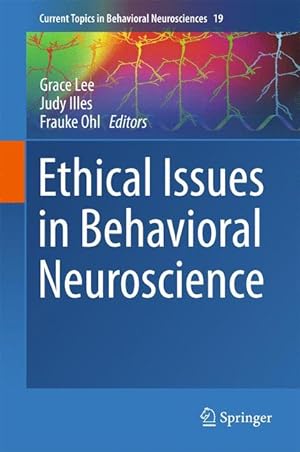 Bild des Verkufers fr Ethical Issues in Behavioral Neuroscience zum Verkauf von moluna
