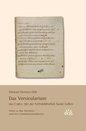 Seller image for Das Versicularium des Codex 381 der Stiftsbibliothek St. Gallen for sale by moluna
