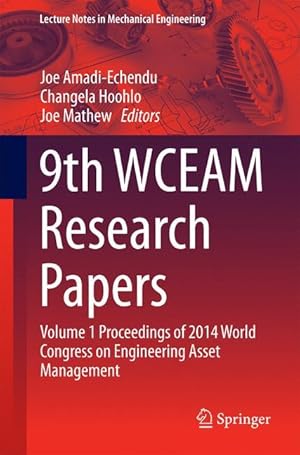 Seller image for 9th WCEAM Research Papers 01 for sale by moluna