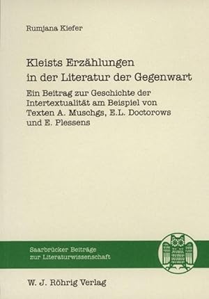 Bild des Verkufers fr Kleists Erz ¤hlungen in der Literatur der Gegenwart zum Verkauf von moluna