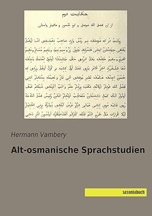Bild des Verkufers fr Alt-osmanische Sprachstudien zum Verkauf von moluna