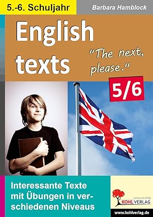 Bild des Verkufers fr English texts - The next, please. / 5.-6. Schuljahr zum Verkauf von moluna