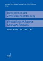 Seller image for Dimensionen der Zweitsprachenforschung / Dimensions of Second Language Research for sale by moluna