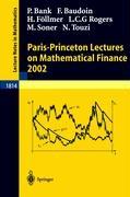 Bild des Verkufers fr Paris-Princeton Lectures on Mathematical Finance 2002 zum Verkauf von moluna