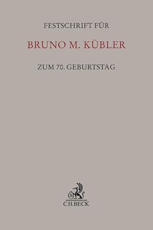 Seller image for Festschrift fr Bruno M. Kbler zum 70. Geburtstag for sale by moluna