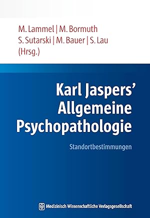 Bild des Verkufers fr Karl Jaspers Allgemeine Psychopathologie zum Verkauf von moluna